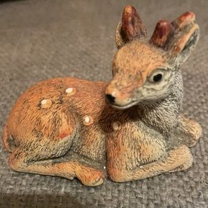 Christmas Village decoration, deer figurine